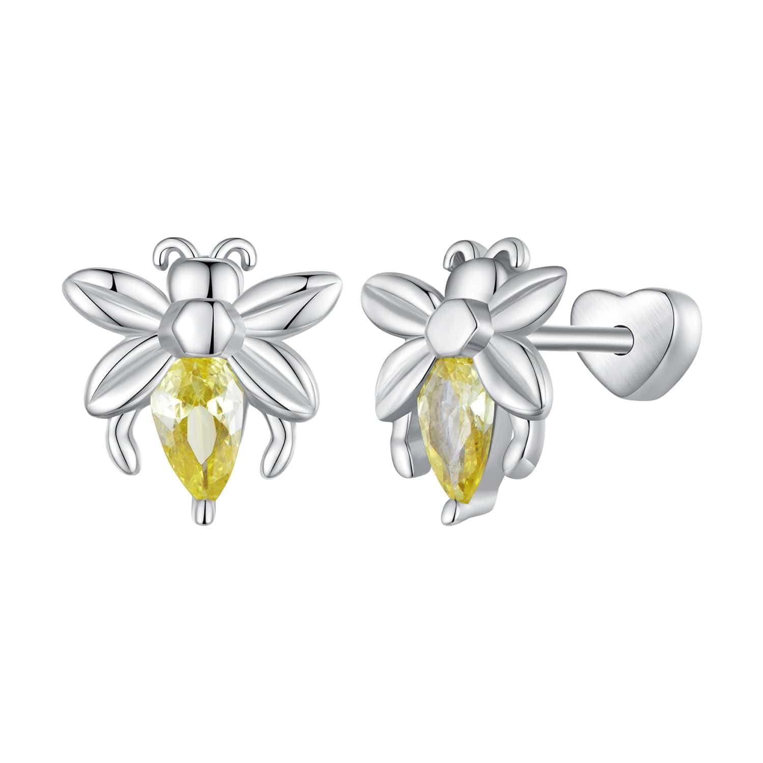 jewelaus Earrings Honey Bee Earrings