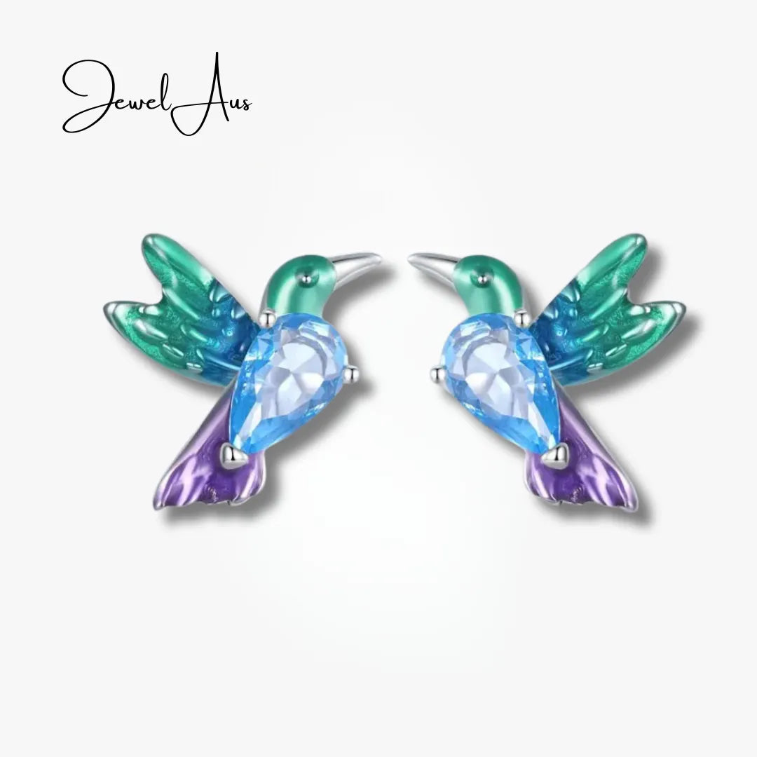 jewelaus Earrings Hummingbird Earrings