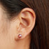 jewelaus Earrings January Birthstone Stud Earrings