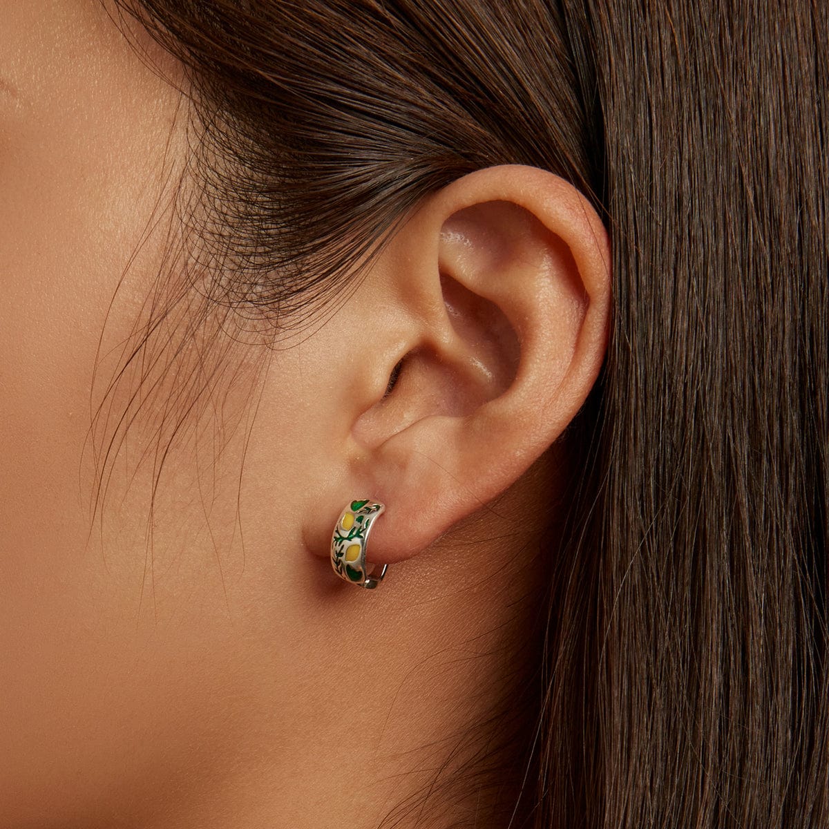 jewelaus Earrings Lemon Leaf Earrings