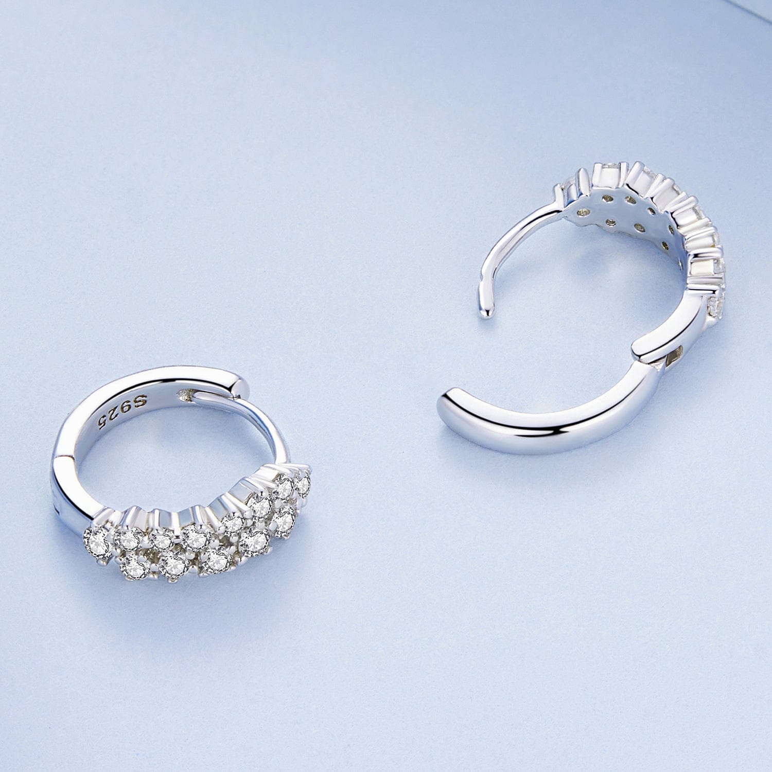 jewelaus Earrings Multi Gem Hoop Earrings