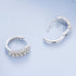 jewelaus Earrings Multi Gem Hoop Earrings