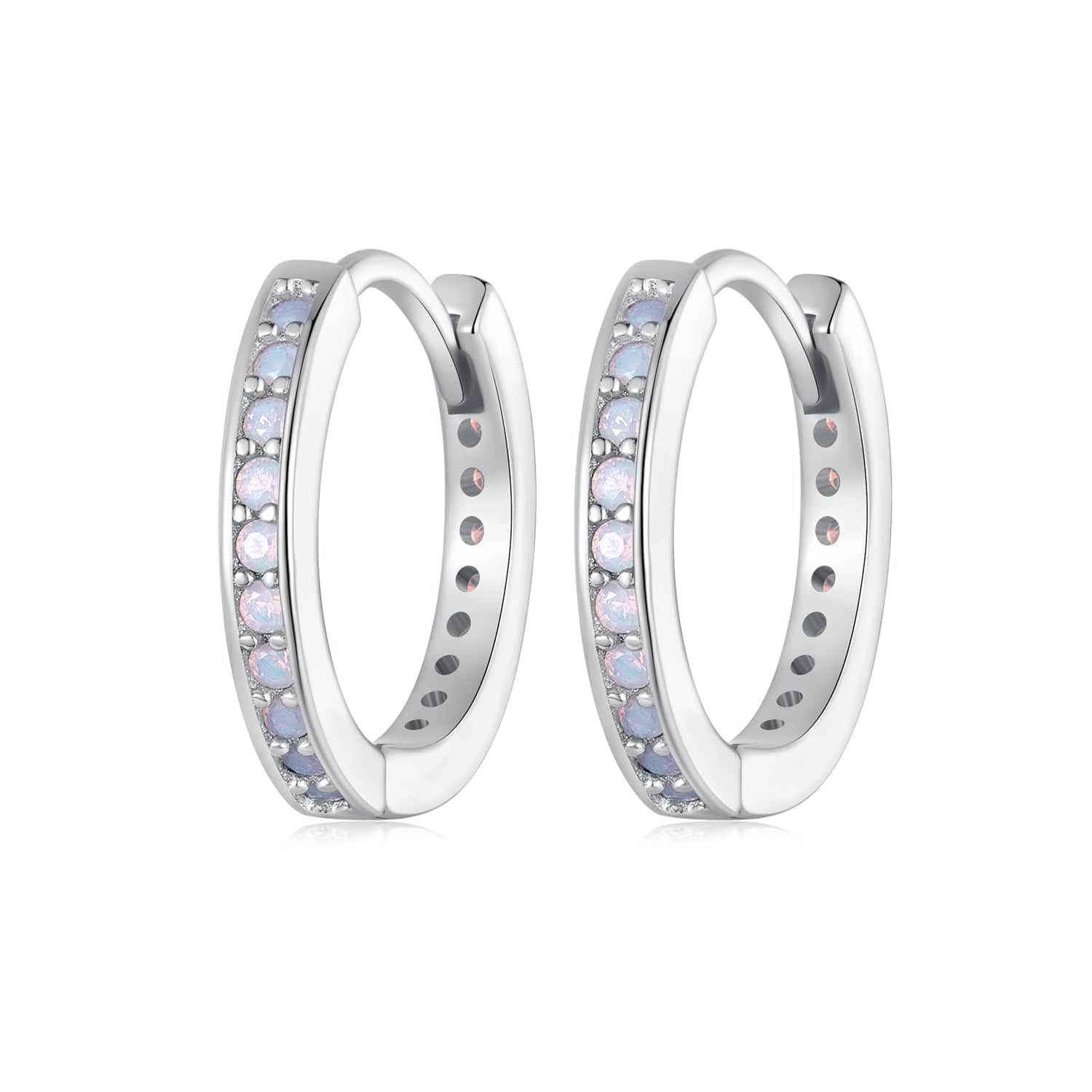 jewelaus Earrings Pink Opal Earrings