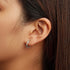 jewelaus Earrings Rainbow Hoop Earrings
