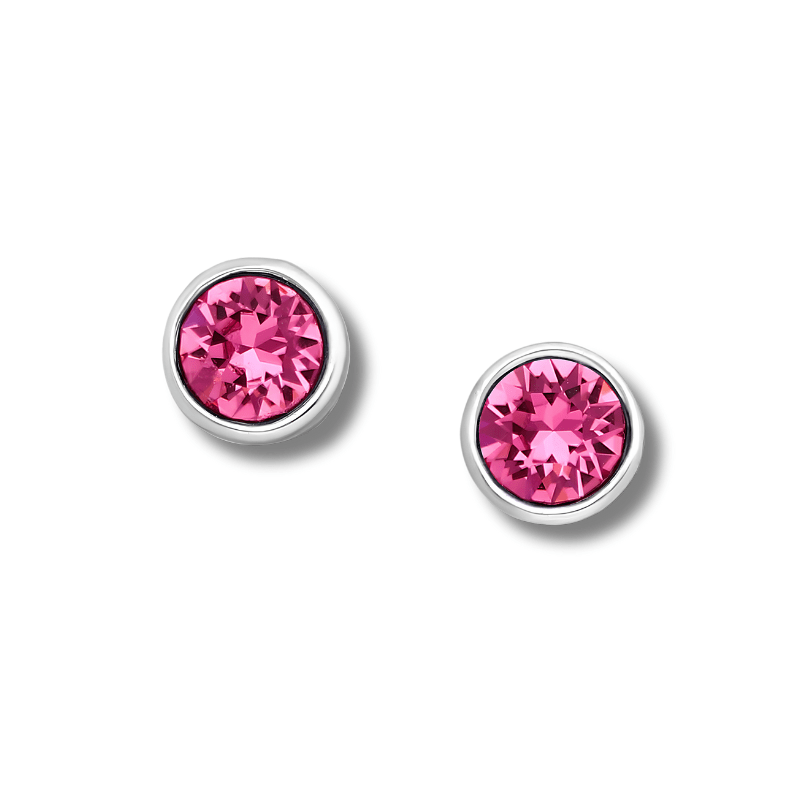 jewelaus Earrings Rose Austrian Crystals Earrings