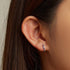 jewelaus Earrings Sea Blue Hoop Earrings
