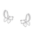 jewelaus Earrings Silver Butterfly Earrings