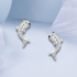 jewelaus Earrings Silver Fish Earrings