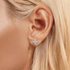 jewelaus Earrings Silver Flower Earrings