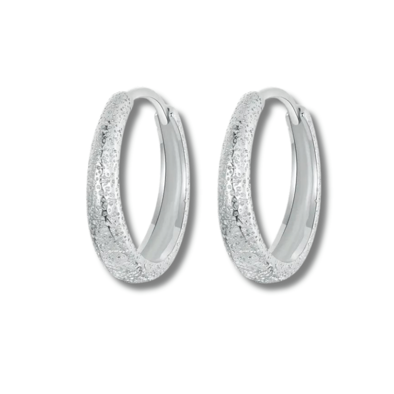 jewelaus Earrings Silver Hoops