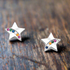 jewelaus Earrings Silver Star Earrings