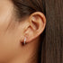 jewelaus Earrings Simple Purple Earrings