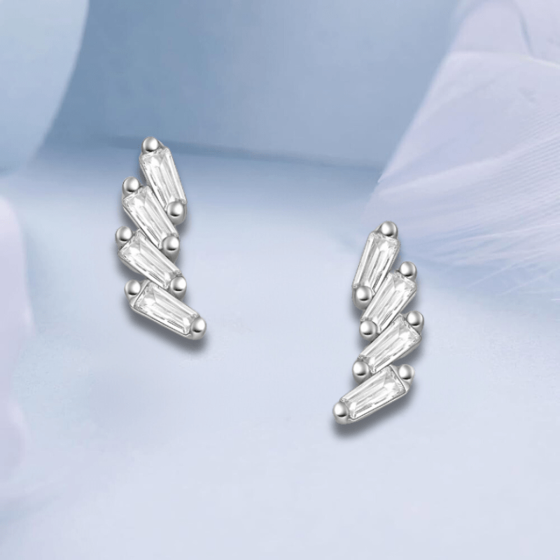 jewelaus Earrings Sterling Silver Trellis Earrings