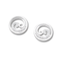 jewelaus Earrings Sterling Silver Wave Earrings