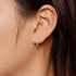 jewelaus Earrings Stud Hoop Earrings