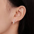 jewelaus Earrings Zircon Hoop Earrings