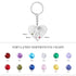 jewelaus Keychain 3 Custom Heart Keychain