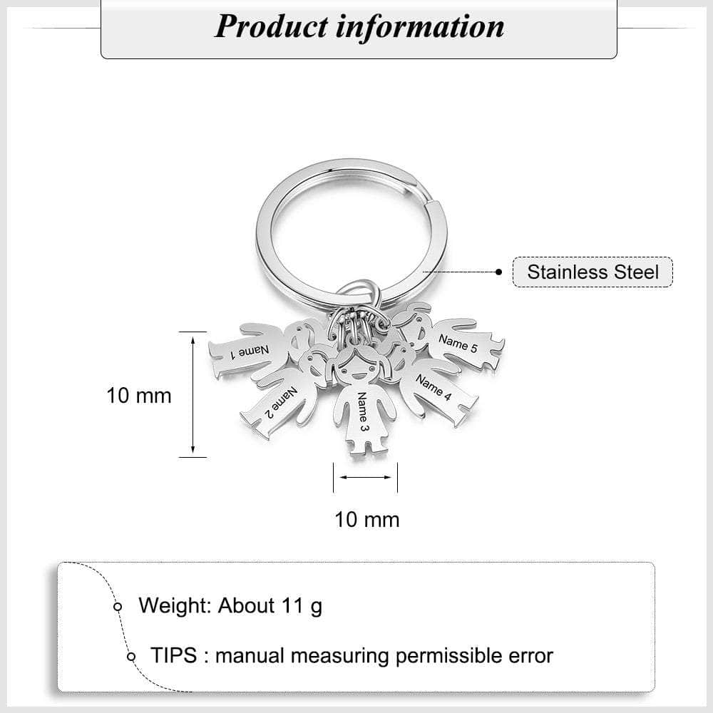 jewelaus Keychain 5 Custom Baby Keychain