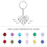 jewelaus Keychain 5 Custom Heart Keychain