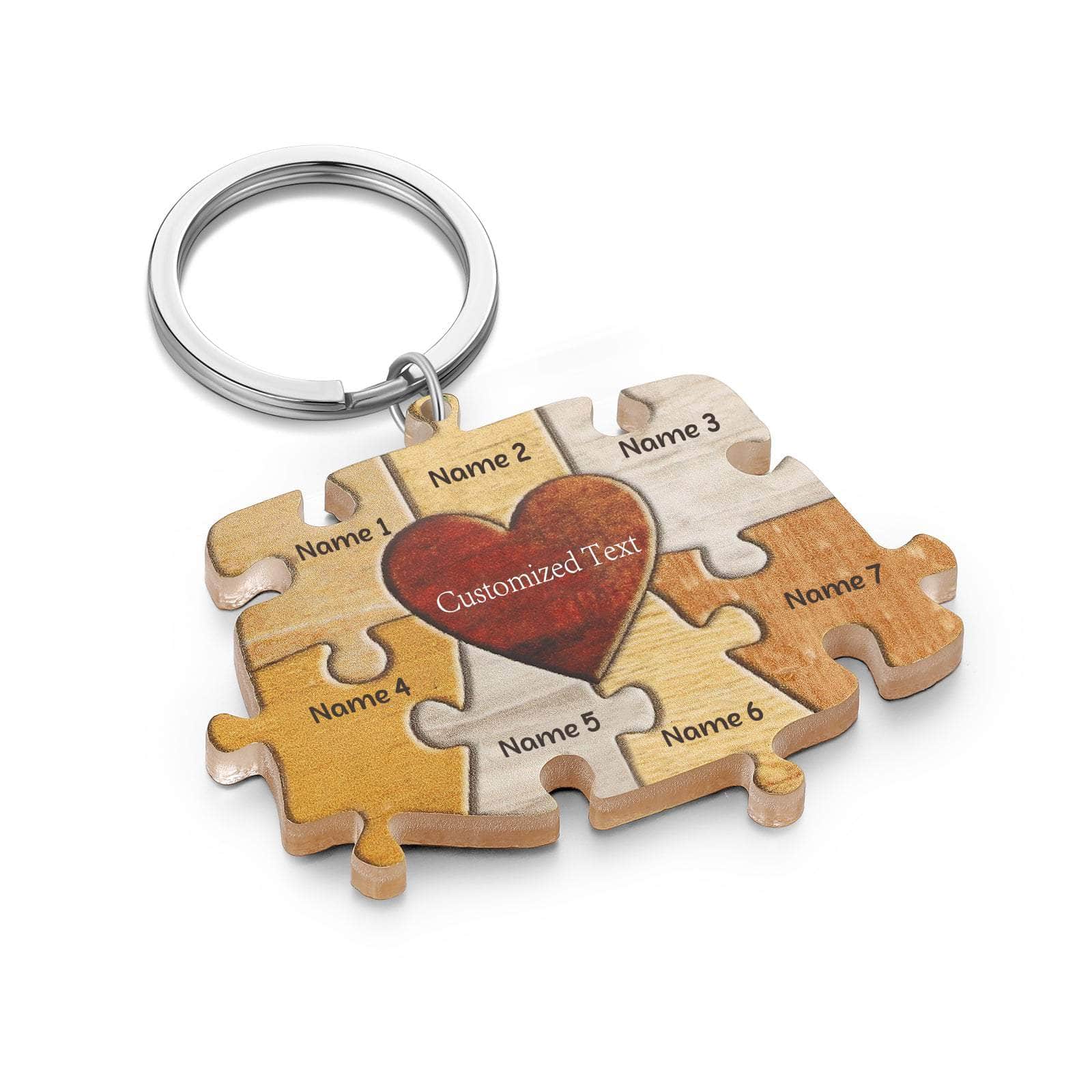 jewelaus Keychain 7 Custom Puzzle Keychain