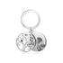 jewelaus Keychain Birthstone Stainless Steal Photo Keychain