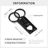 jewelaus Keychain Black Custom Couple Keychain