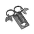 jewelaus Keychain Black Custom Dinosaur Pattern Couple Keychain