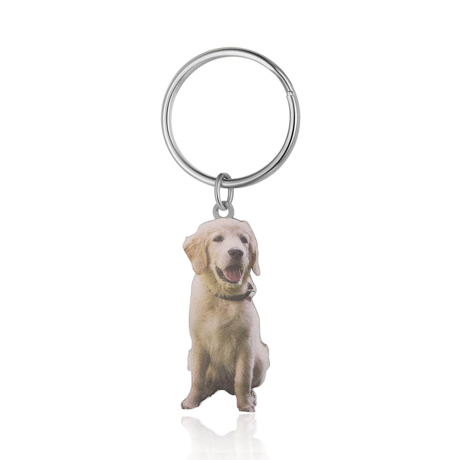 jewelaus Keychain Custom Animal Photo Keychain