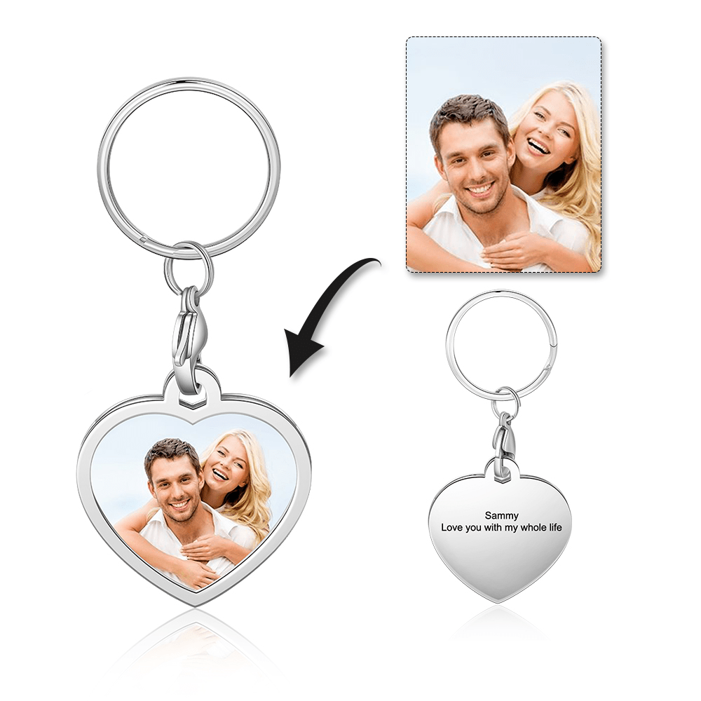 jewelaus Keychain Custom Photo Keychain