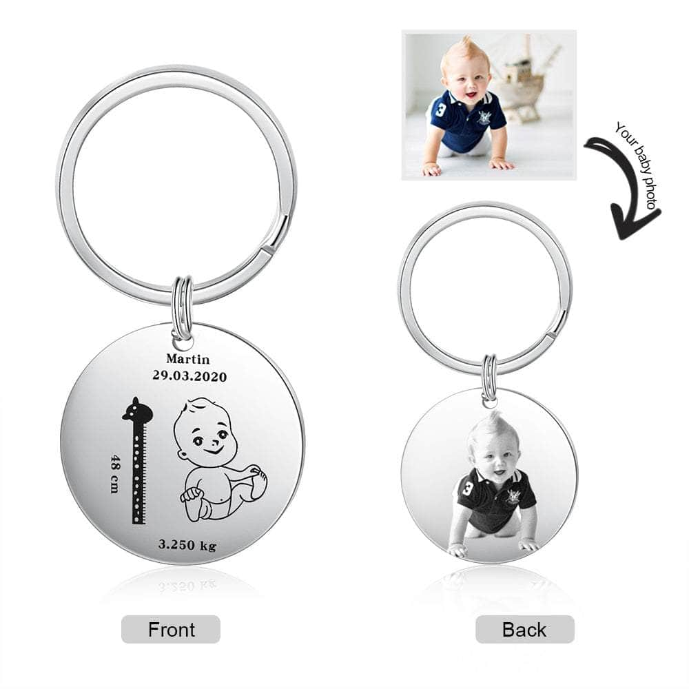 jewelaus Keychain Custom Photo Keychain