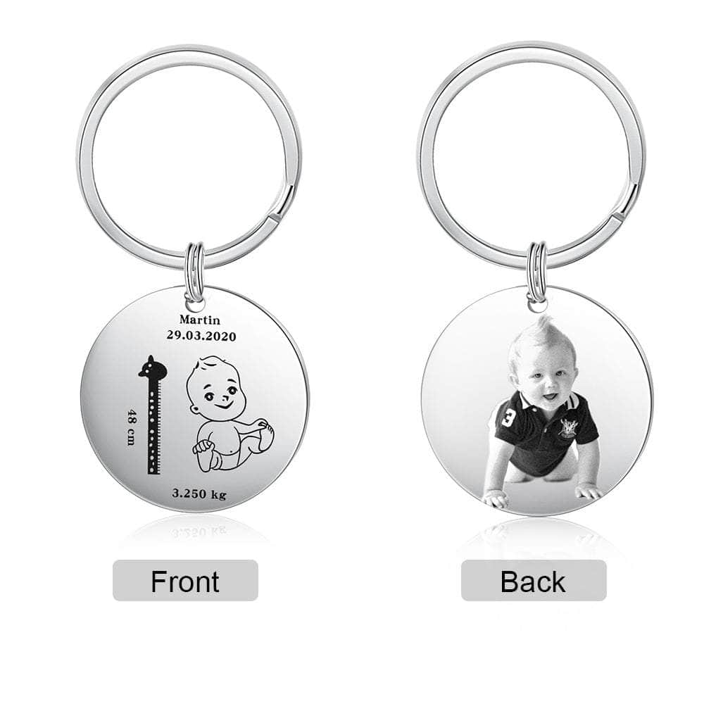 jewelaus Keychain Custom Photo Keychain