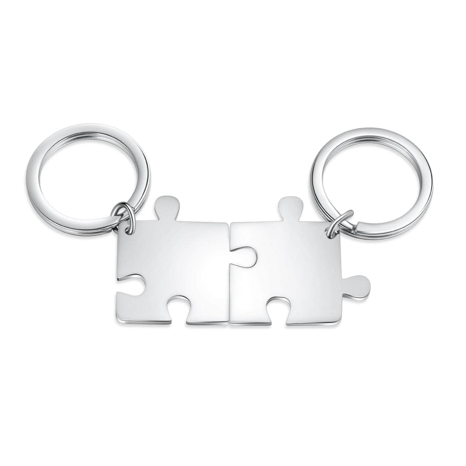 jewelaus Keychain Custom Puzzle Couple Keychain