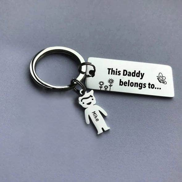 jewelaus Keychain Daddy / 1 Custom Baby Keychain