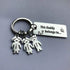 jewelaus Keychain Daddy / 3 Custom Baby Keychain