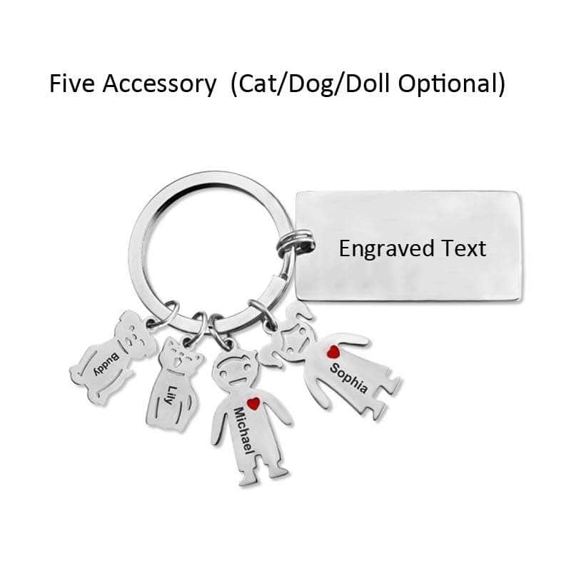 jewelaus Keychain Five Accessory Custom Keychain