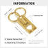 jewelaus Keychain Gold Plated Custom Couple Keychain