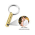 jewelaus Keychain Gold Plated Custom Photo Projection Keychain