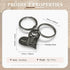 jewelaus Keychain Letter Heart Shape Couple Keychain