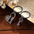 jewelaus Keychain Letter Heart Shape Couple Keychain