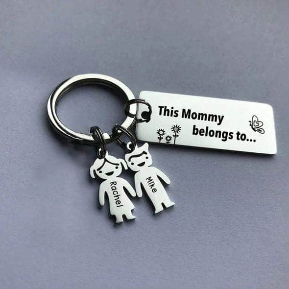 jewelaus Keychain Mommy / 2 Custom Baby Keychain