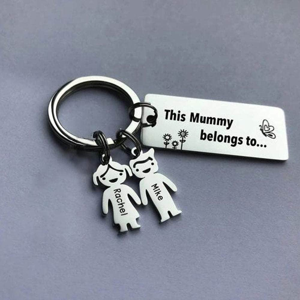 jewelaus Keychain Mummy / 2 Custom Baby Keychain