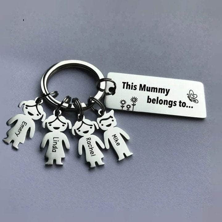 jewelaus Keychain Mummy / 4 Custom Baby Keychain