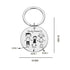 jewelaus Keychain Parents and Boy Custom Round Family Keychain