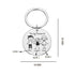 jewelaus Keychain Parents and Gril Custom Round Family Keychain