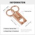 jewelaus Keychain Rose Gold Plated Custom Couple Keychain