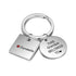 jewelaus Keychain Stainless Steel Birthtsone Keychain