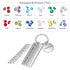 jewelaus Keychain Stainless Steel Birthtsone Keychain