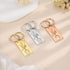 jewelaus Keychain Stainless Steel Couple Keychain