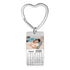 jewelaus Keychain Stainless Steel Photo Keychain