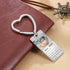 jewelaus Keychain Stainless Steel Photo Keychain